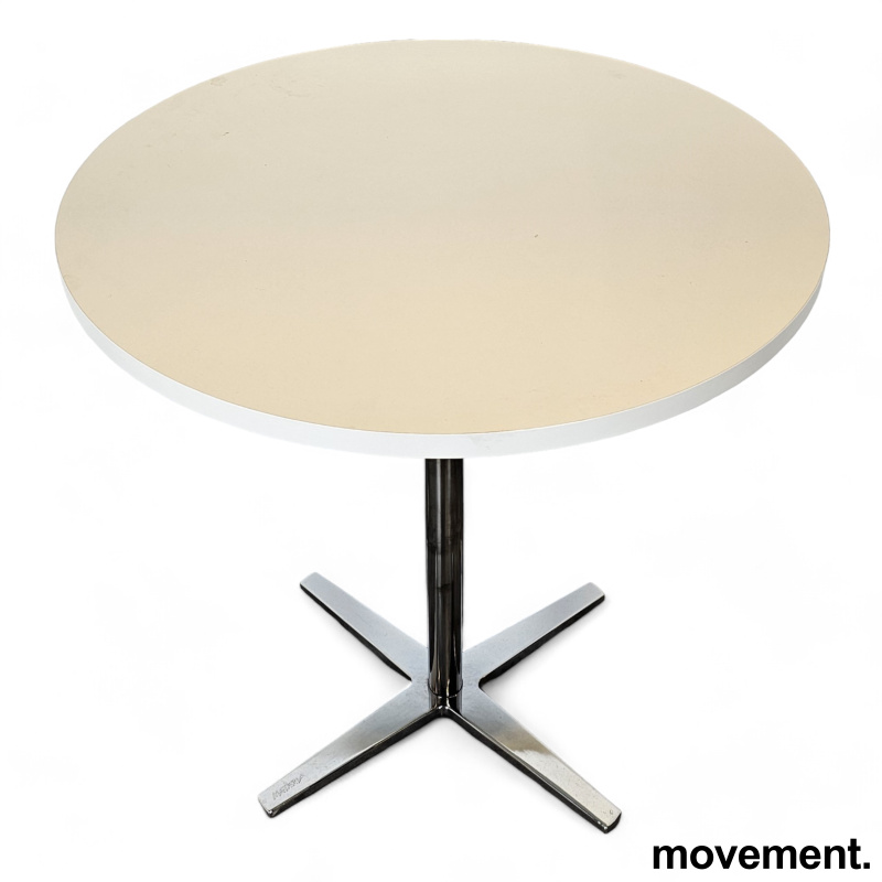 Solgt!Rundt bord i hvit / krom fra - 2 / 2