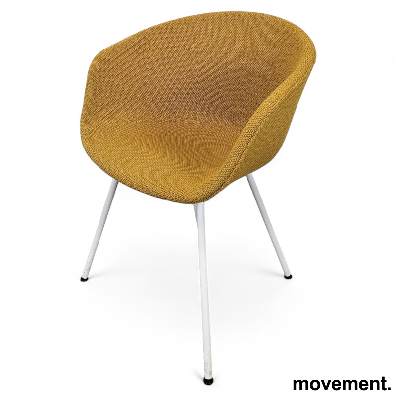HAY About a chair, i gult stoff, - 2 / 3