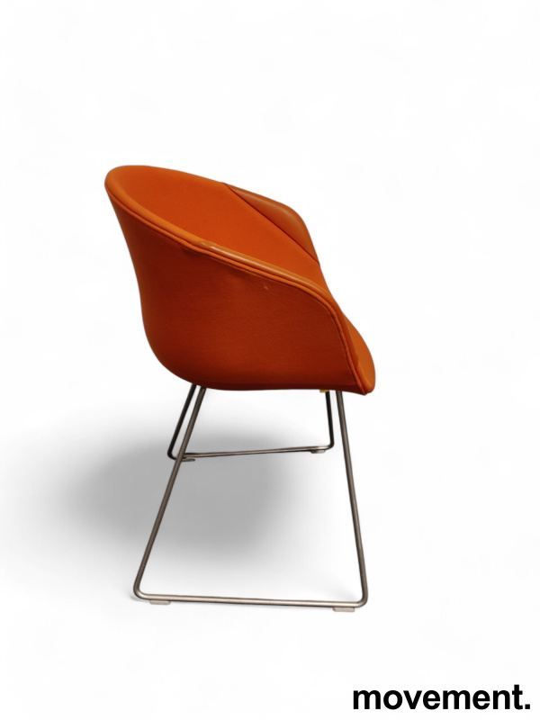 HAY About a chair, i orange stoff, - 3 / 5