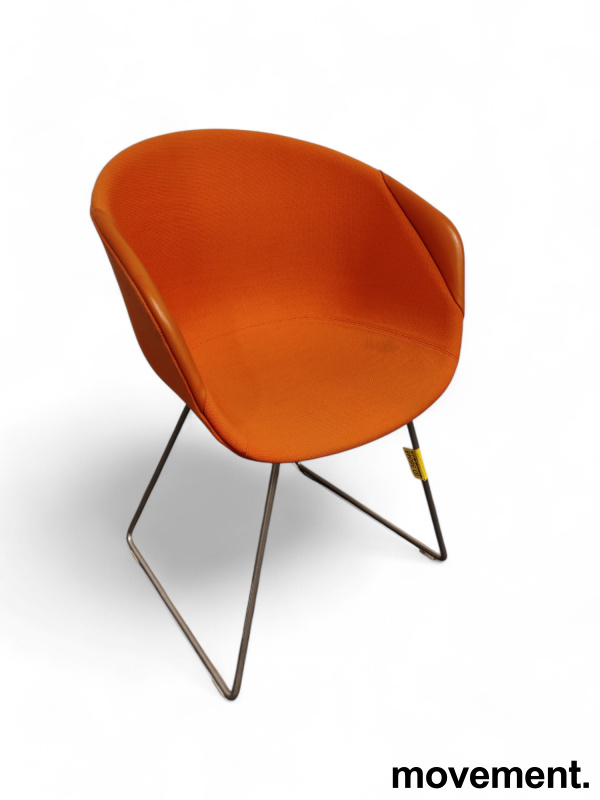 HAY About a chair, i orange stoff, - 1 / 5