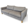 Solgt!Sofa i grått stoff fra IKEA, - 2 / 3