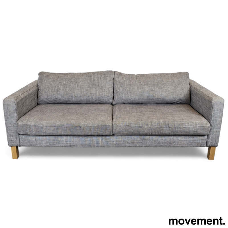Solgt!Sofa i grått stoff fra IKEA, - 1 / 3
