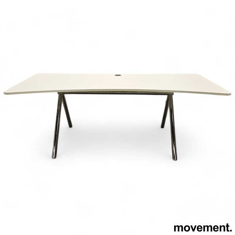 Skrivebord / arbeidsbord i hvit / - 1 / 2