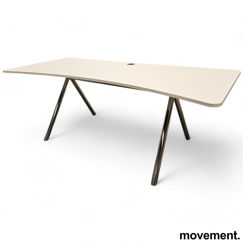 Skrivebord / arbeidsbord i hvit / - 2 / 2