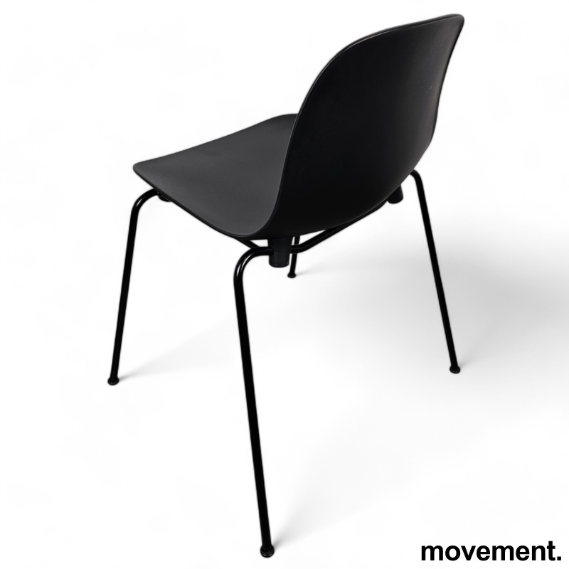 Konferansestol / stablestol i sort - 3 / 3