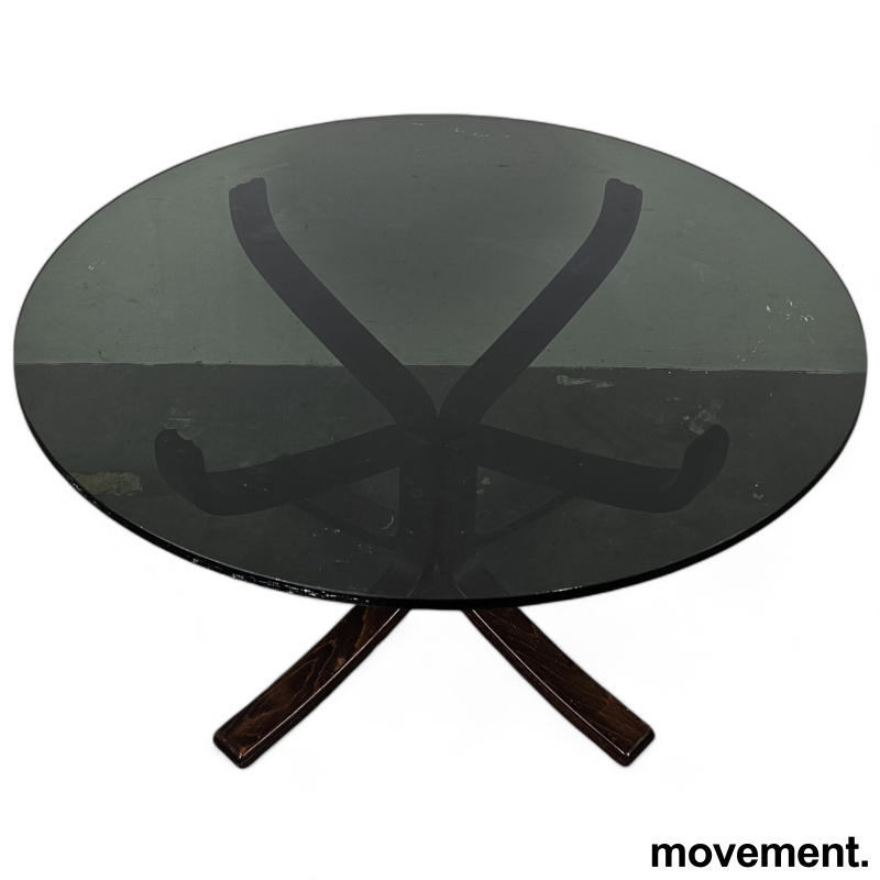 Loungebord / sofabord i mørkt glass - 2 / 4