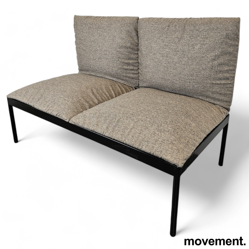 2-seter sofa / lounge i gråbrunt - 2 / 2