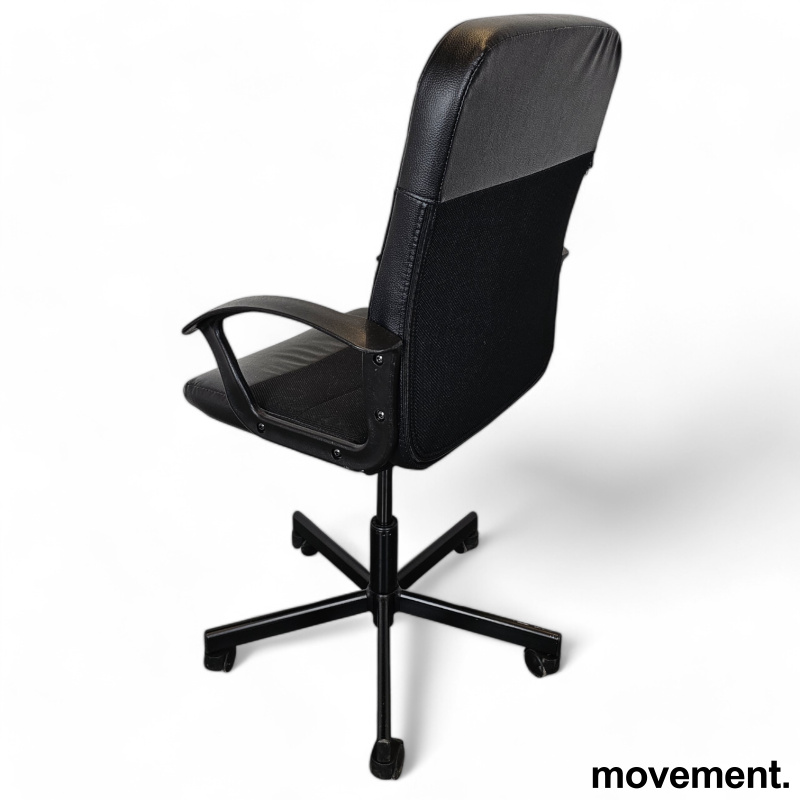 Solgt!IKEA Renberget kontorstol i sort - 3 / 3