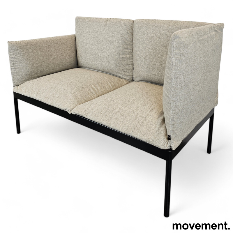 2-seter sofa / lounge i lyst grått - 2 / 2