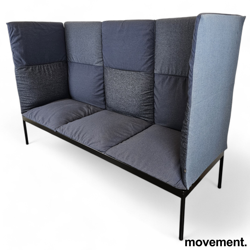 3-seter sofa / lounge i gråblått / - 2 / 2