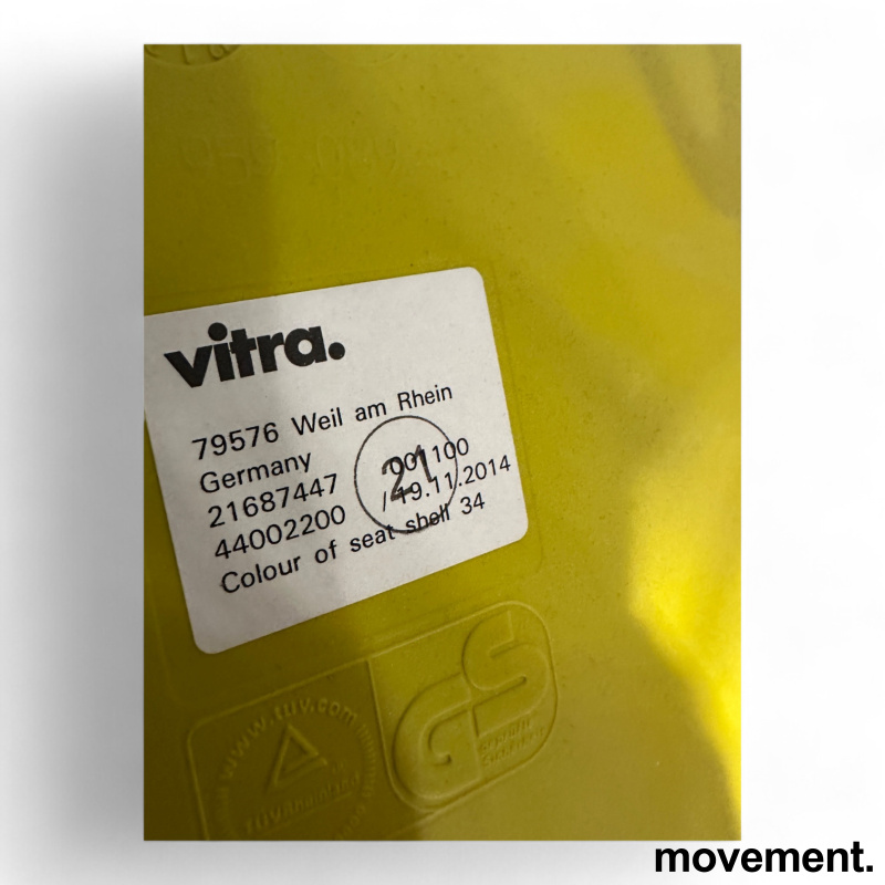 Solgt!Vitra DSR besøksstol i limegrønt / - 3 / 3