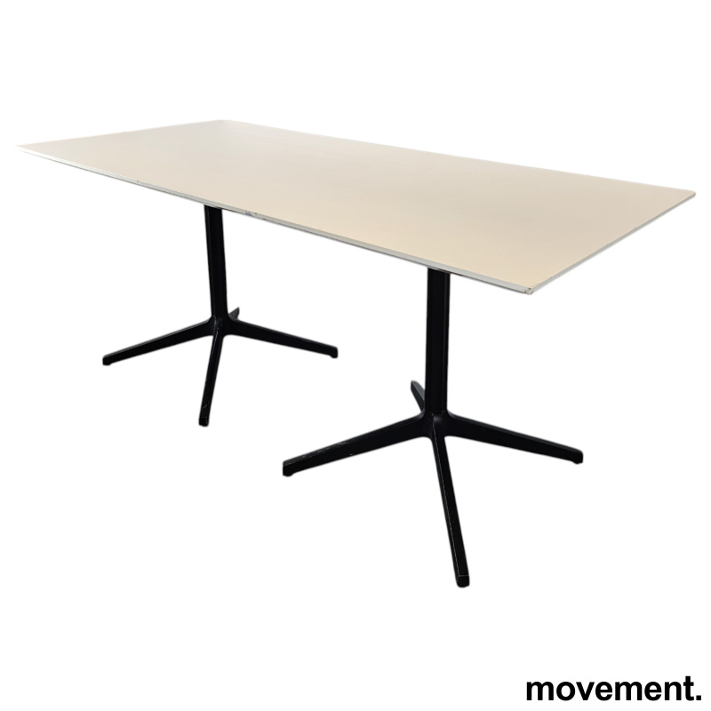 Møtebord i hvit laminat / - 2 / 2