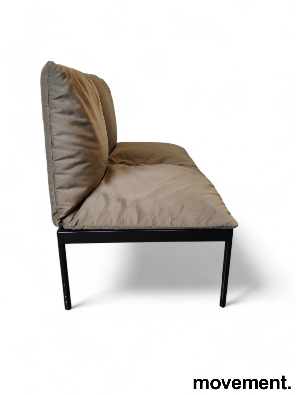 2-seter sofa / lounge i gråbrunt - 4 / 4