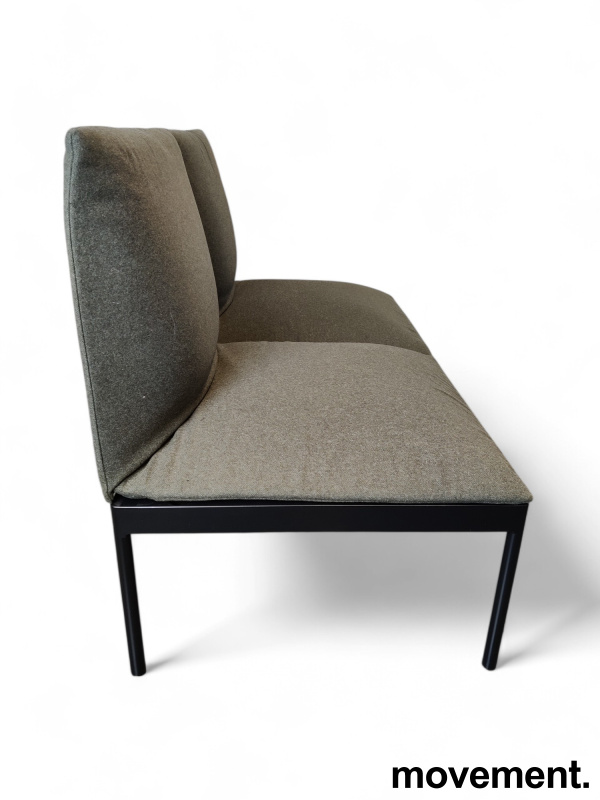 Solgt!2-seter sofa / lounge i grønnt - 3 / 6