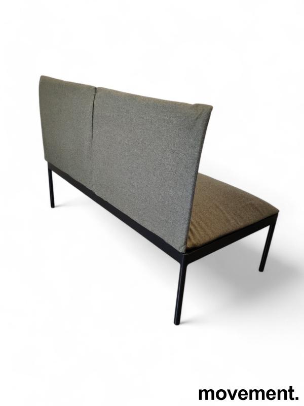 Solgt!2-seter sofa / lounge i grønnt - 4 / 6