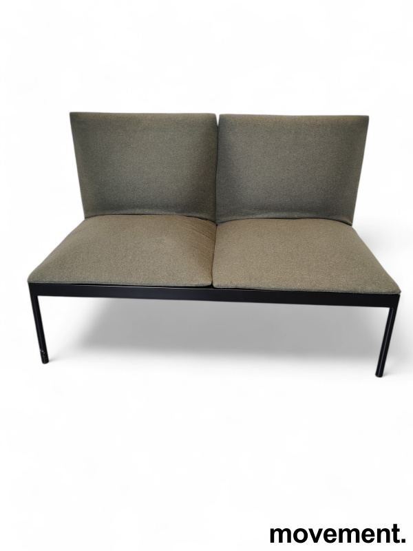 Solgt!2-seter sofa / lounge i grønnt - 1 / 6