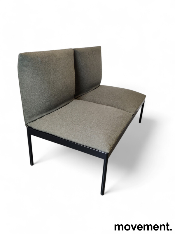 Solgt!2-seter sofa / lounge i grønnt - 2 / 6