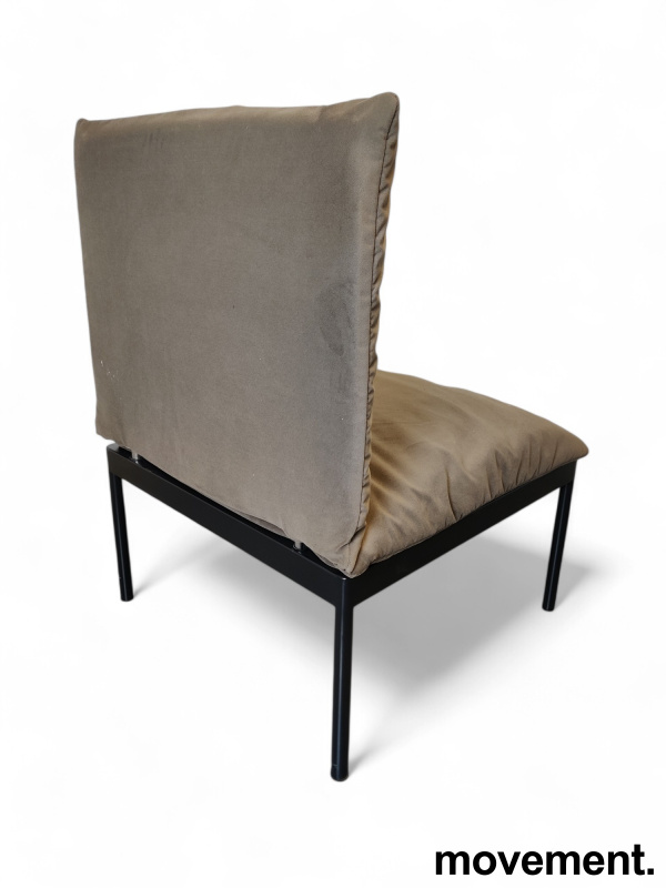 1-seter sofa / lounge i gråbrun - 3 / 4