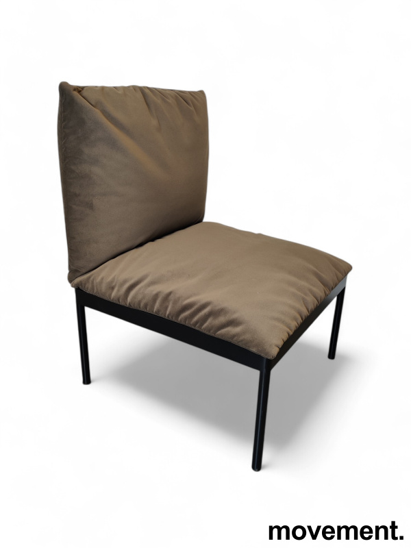 1-seter sofa / lounge i gråbrun - 1 / 4