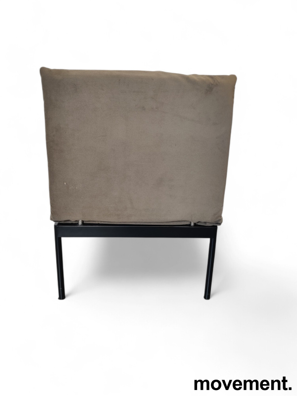 1-seter sofa / lounge i gråbrun - 4 / 4
