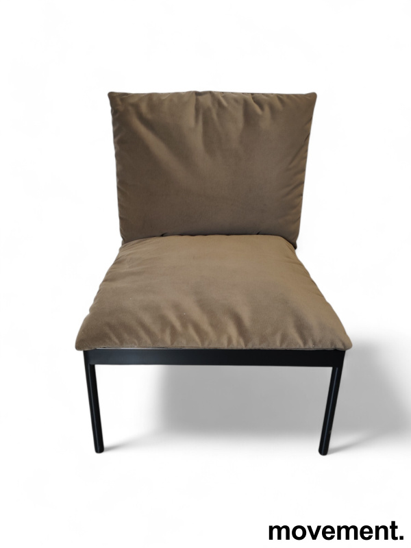 1-seter sofa / lounge i gråbrun - 2 / 4