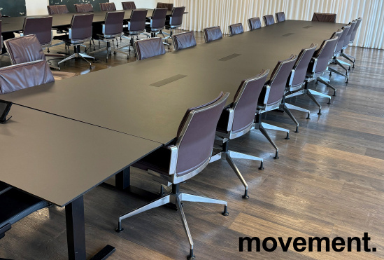 Solgt!Møtebord / konferansebord i sort
