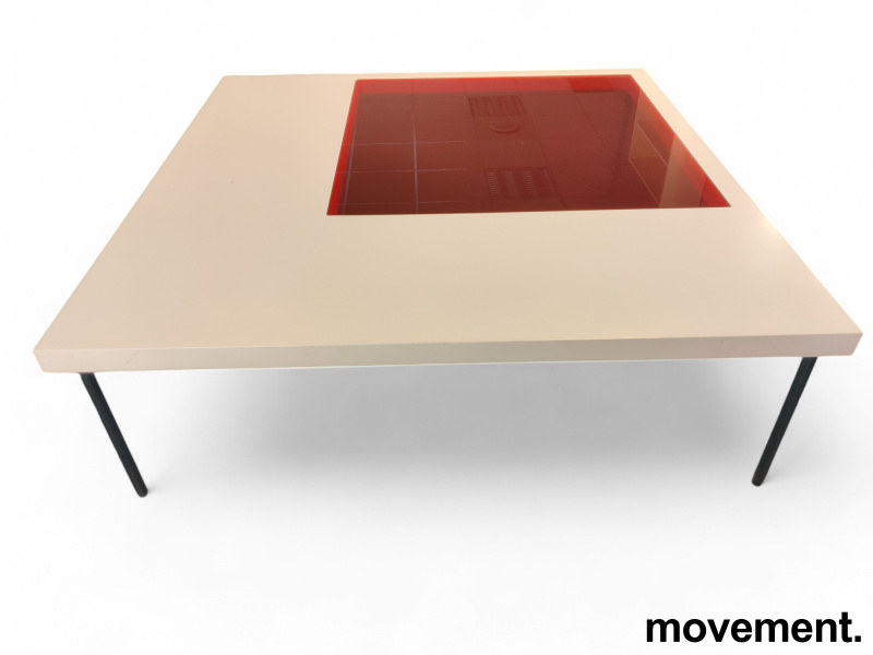 Loungebord / sofabord i hvitlakkert - 1 / 6