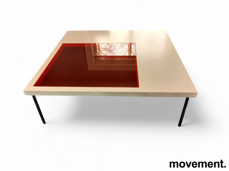 Loungebord / sofabord i hvitlakkert - 3 / 6