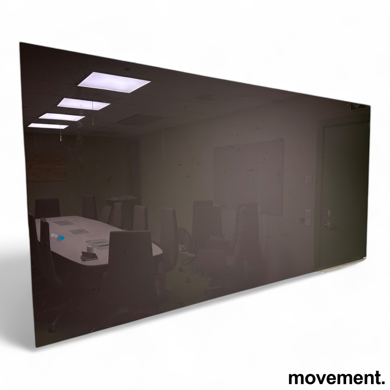 Solgt!Whiteboard i mørkt brunt glass fra - 1 / 2