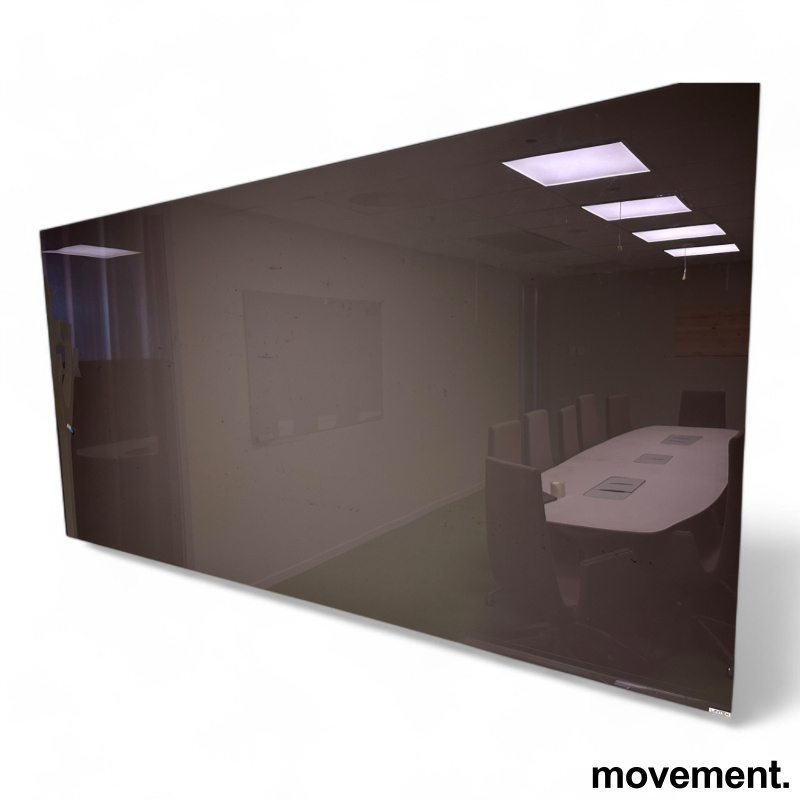 Solgt!Whiteboard i mørkt brunt glass fra - 2 / 2