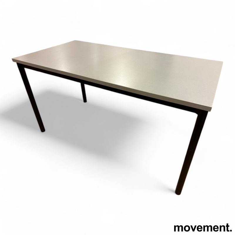 Kantinebord i grått / sort, - 1 / 2