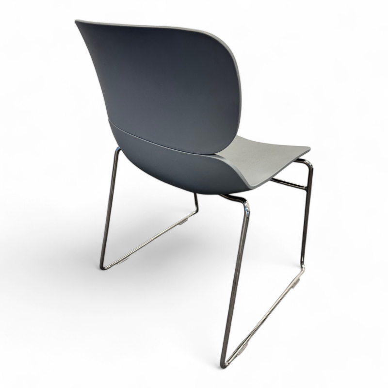 Konferansestol i grått / krom, Molo