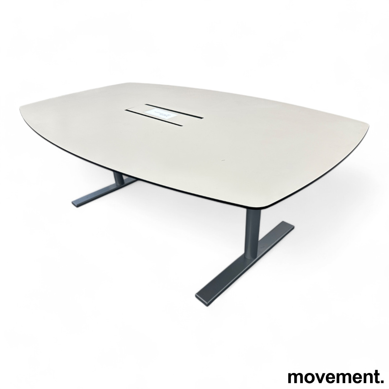 Solgt!Møtebord i beige linoleum fra Duba - 1 / 3