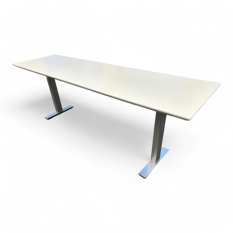 Kursbord i hvit laminat /