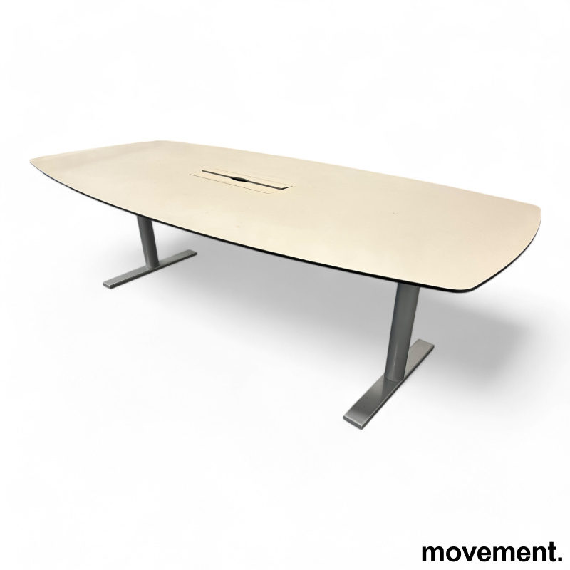 Solgt!Møtebord i beige linoleum fra Duba - 1 / 3