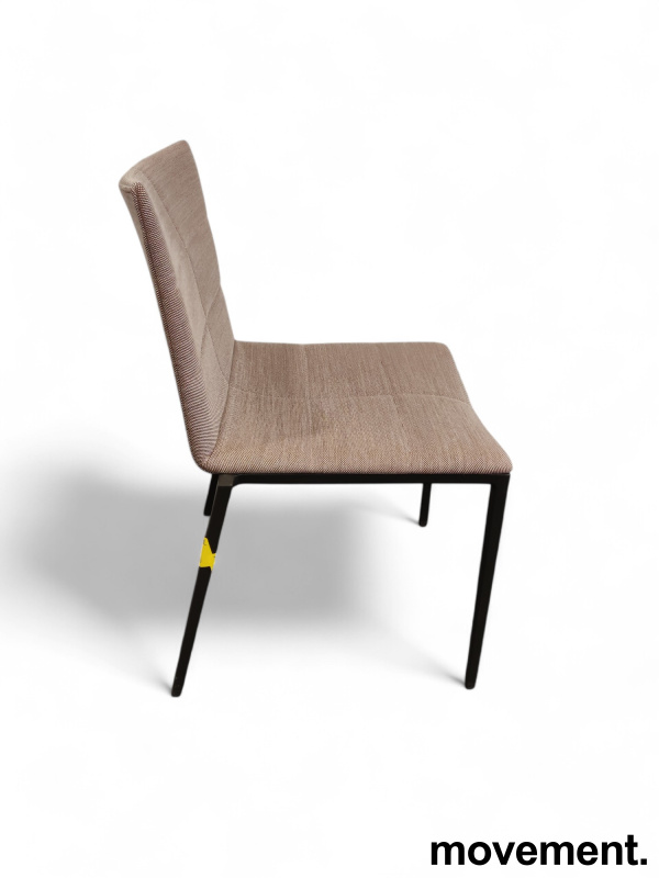 Konferansestol i blek rosa stoff / - 3 / 5