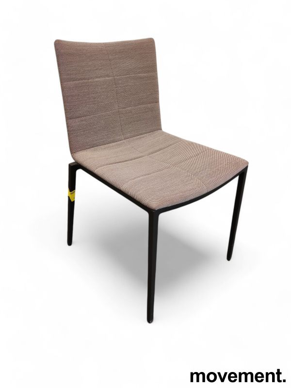 Konferansestol i blek rosa stoff / - 1 / 5