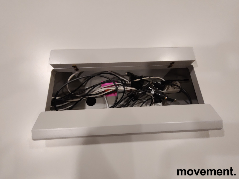 Solgt!Møtebord i lys grå fra Svenheim, - 5 / 5