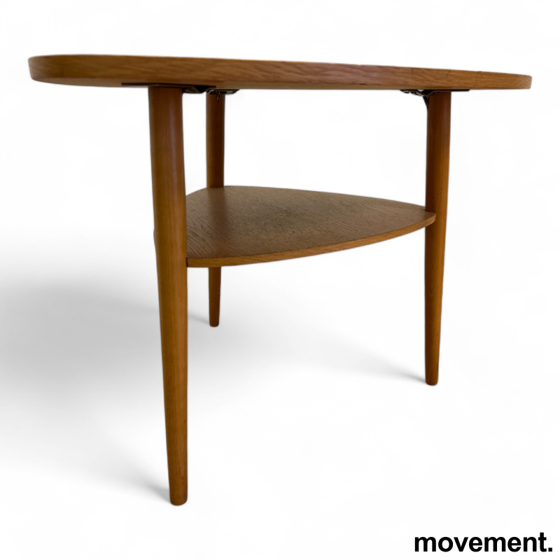 Solgt!Vintage sofabord i eik, 62x62cm, - 2 / 3