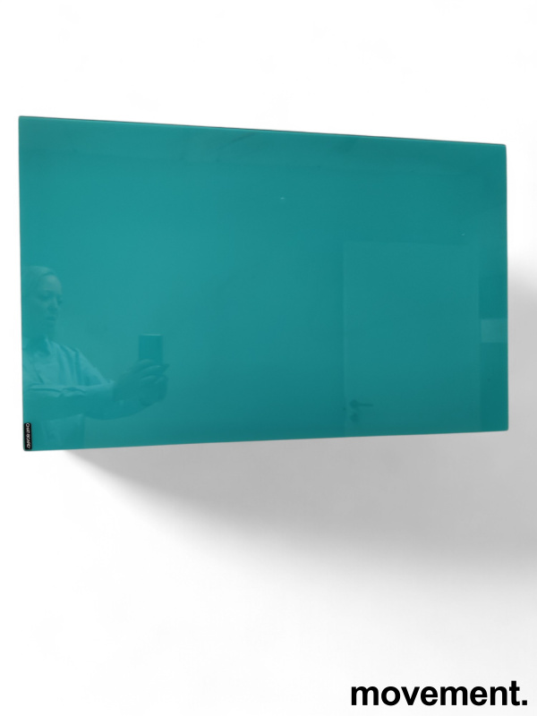 Whiteboard sjøgrønn i glass fra - 2 / 4
