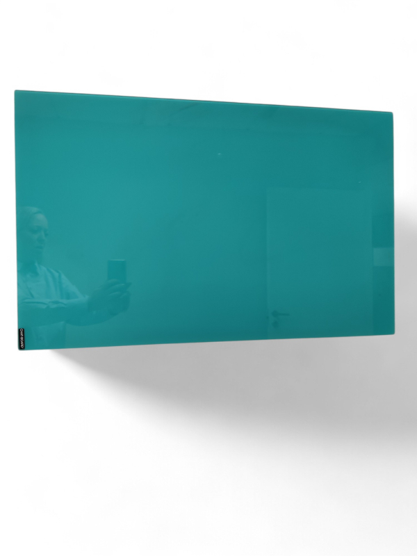 Whiteboard sjøgrønn i glass fra