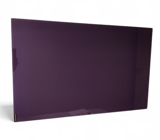 Whiteboard lilla i glass fra