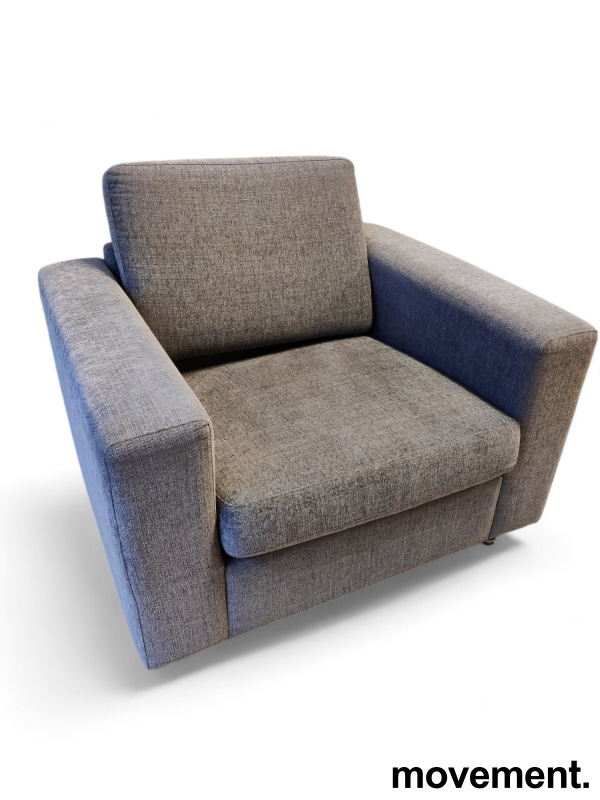 Loungestol / lenestol i grått - 1 / 6