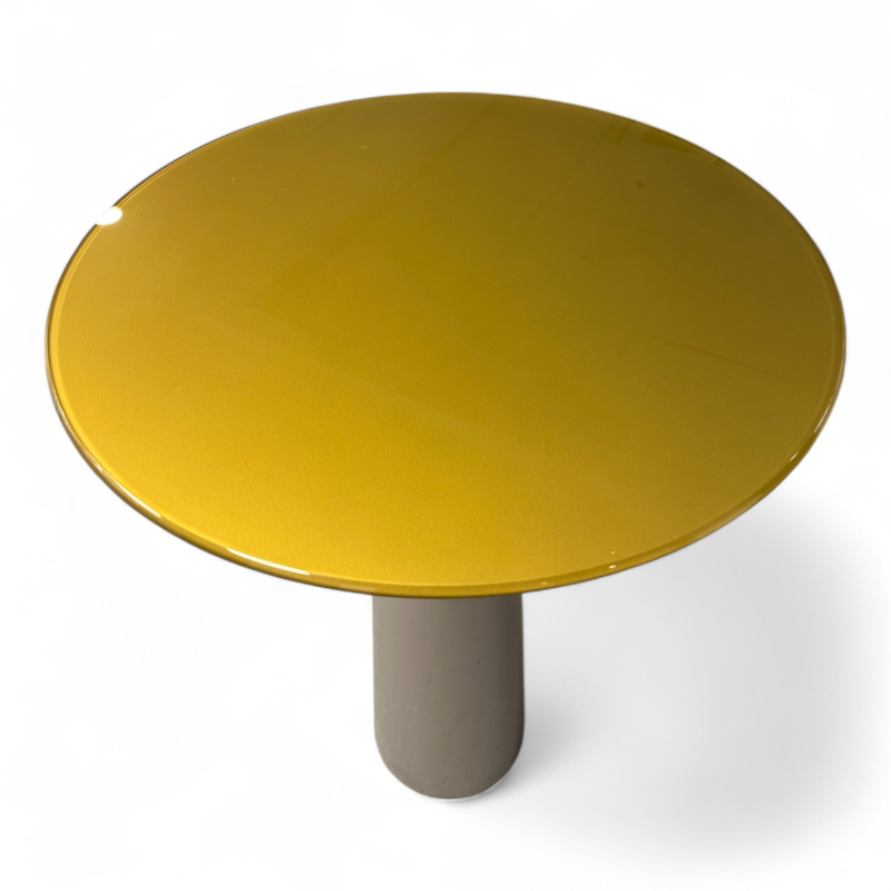 Barbord / ståbord i gult glass /