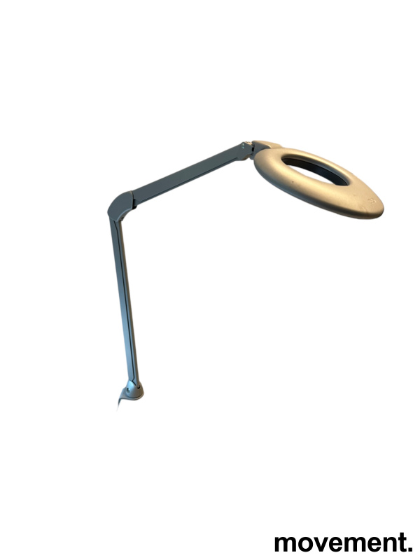 Luxo Ovelo LED i grått med klemme,