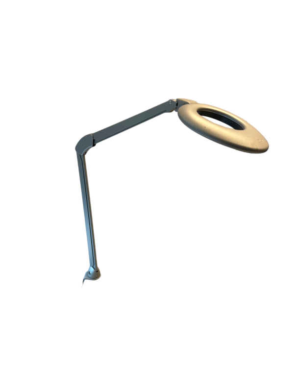 Luxo Ovelo LED i grått med klemme,