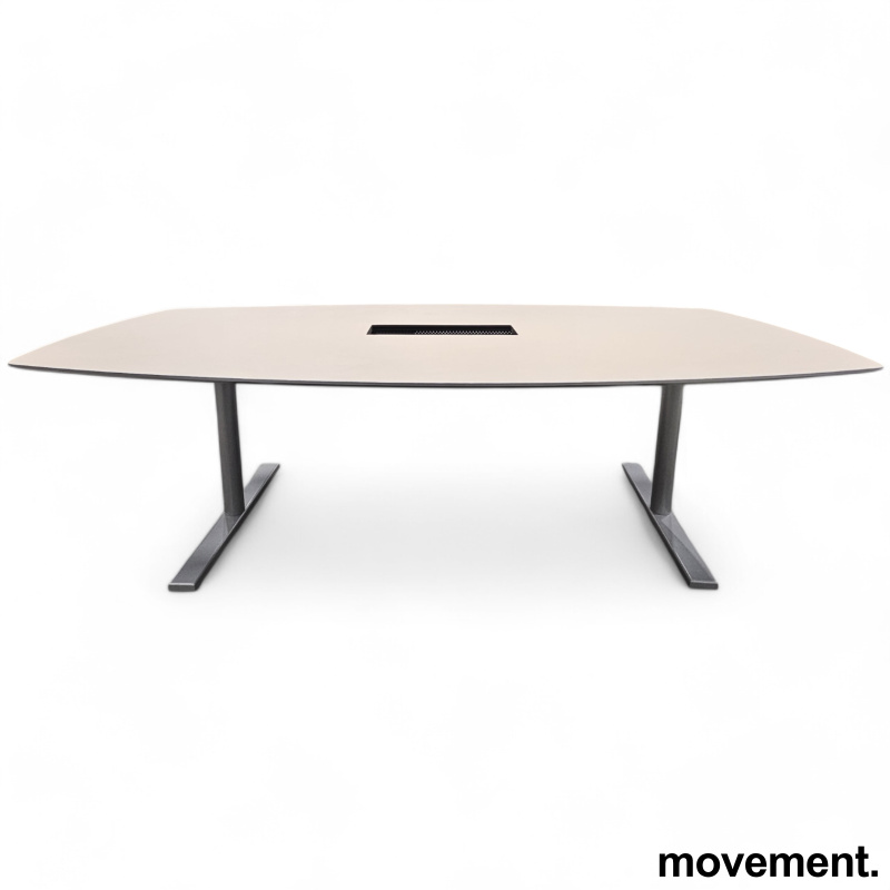 Solgt!Møtebord i beige linoleum fra Duba - 1 / 3