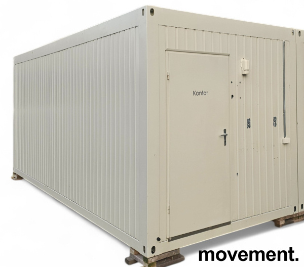 Solgt!Kontorcontainer, 20fots isolert - 6 / 14