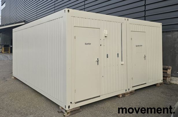 Kontorcontainer/spisebrakke, 20fots - 18 / 18