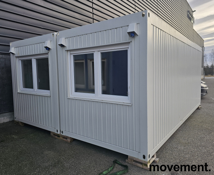 Kontorcontainer/spisebrakke, 20fots - 8 / 18